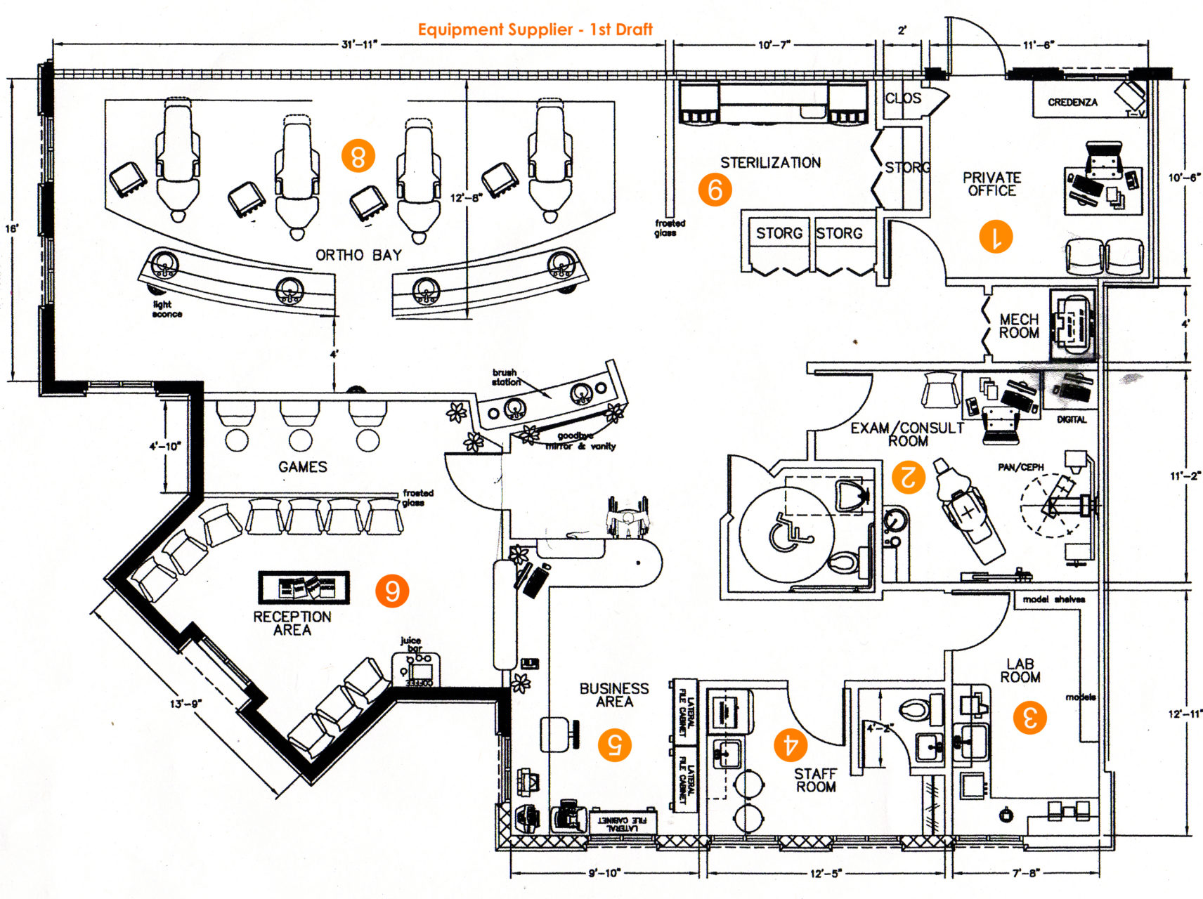 Exhibit 1 Equipment Supplier Floor Plan 1st Draft_Moser GreenCurve