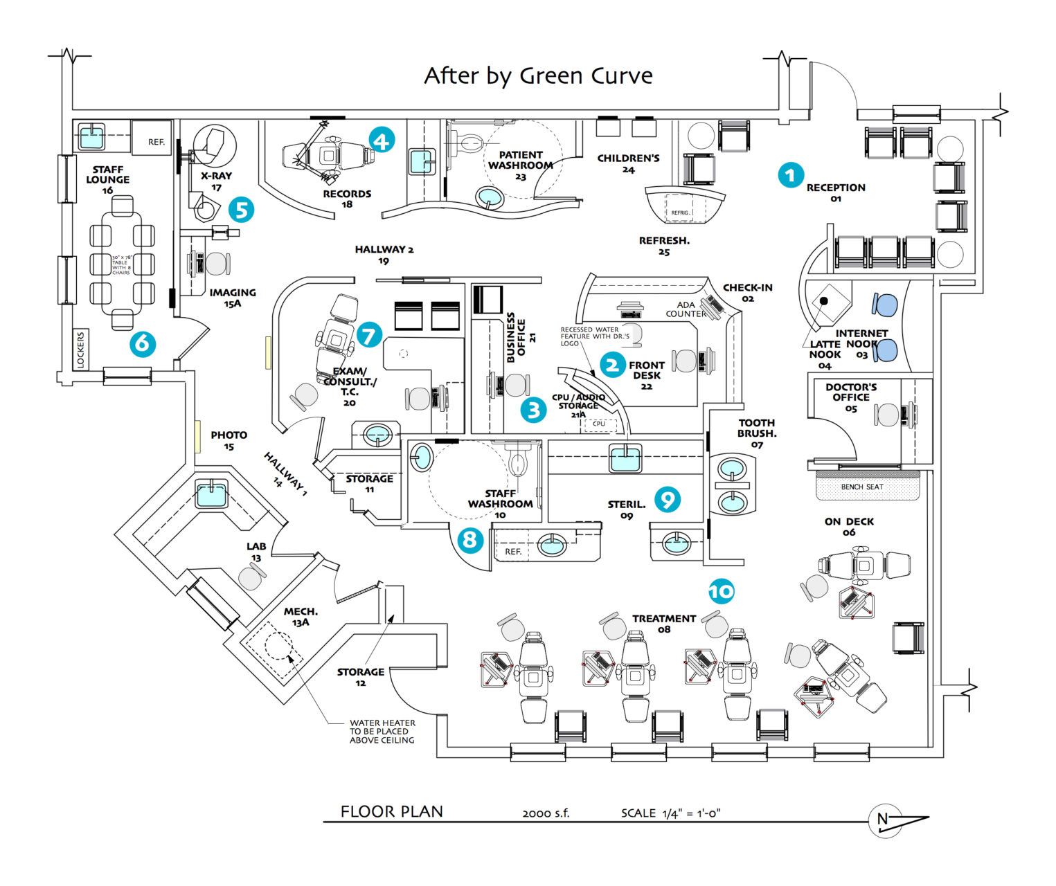 Floor Plan Case Study Ortho Office GreenCurve